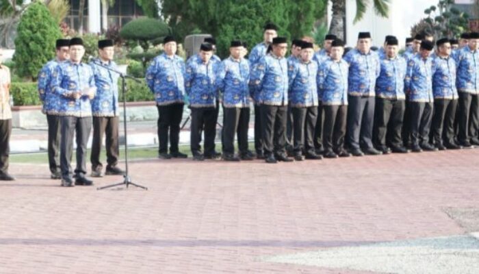 Ini Pesan Wagub Aceh Saat Pimpin Apel Perdana