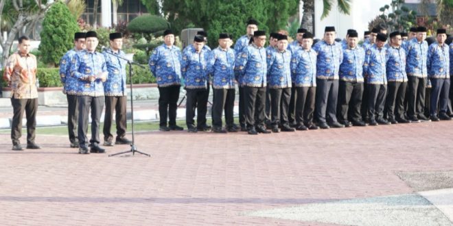 Ini Pesan Wagub Aceh Saat Pimpin Apel Perdana