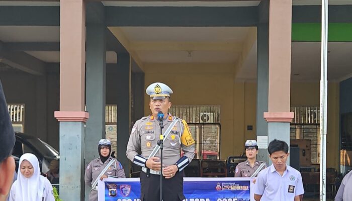 Sat Lantas Polres Simalungun Sosialisasi Keselamatan Berkendara Pada Pelajar