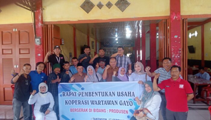 Koperasi Wartawan Gayo Siap Dukung Ketahanan Pangan