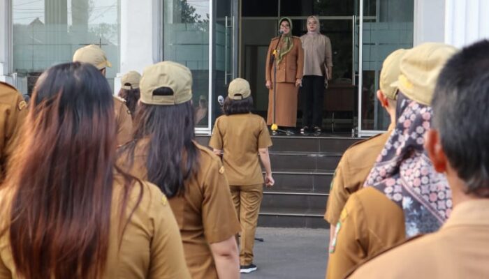 Wali Kota P.Siantar Pimpin Apel Pagi Terakhir