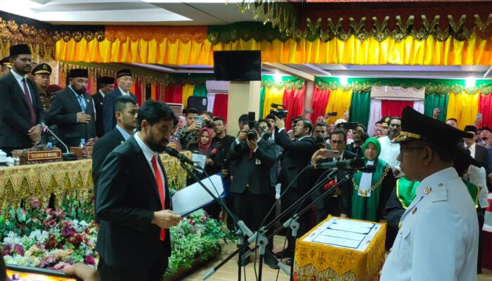Pelantikan Sayuti – Husaini Sebagai Wali Kota Dan Wakil Wali Kota Lhokseumawe
