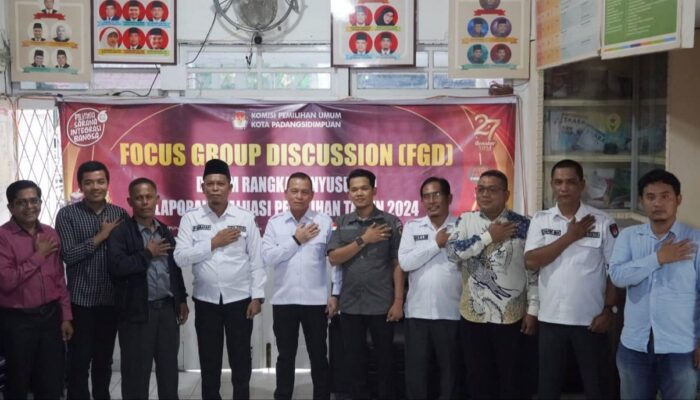 KPU Padangsidimpuan Evaluasi Pelaksanaan Pilkada 2024