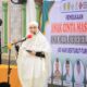 Wali Kota Banda Aceh Illiza Sa'aduddin Djamal shalat subuh berjamaah bersama sekaligus memberikan tausyiah di masjid Al -Mukarramah, Gampong Mulia, Banda Aceh, Selasa (18/02).(Waspada/T.Mansursyah)