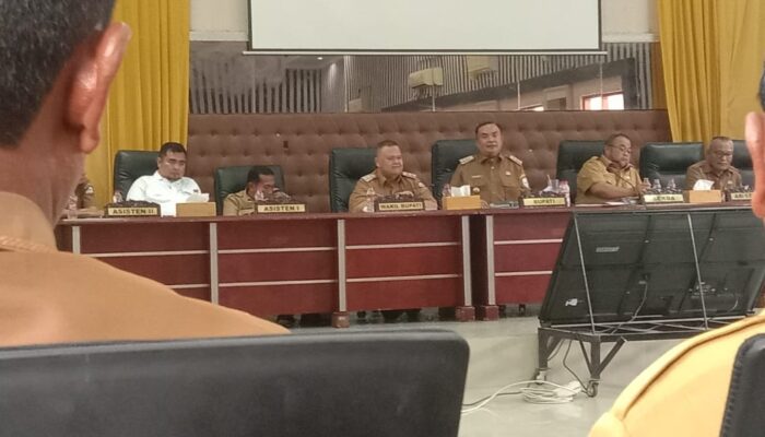 Bupati Agara Ingatkan OPD Benahi PAD Dan Aset Daerah