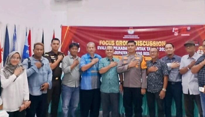 KPU Sergai Evaluasi Pilkada Serentak 2024