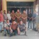 Seusai membahas persiapan pelaksanaan Konfercab, Bupati Salim Fakhry didamping Wakil Bupati dr Heri Al Hilal mereka foto bersama. Waspada/Seh Muhammad Amin