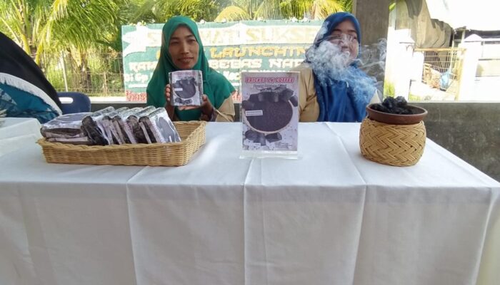 Gampong Lamkeunung Tampilkan Briket Ampas Kopi Di Acara KBN Ke -25 Polresta Banda Aceh