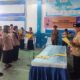 Ketua Kwartir Cabang Gerakan Pramuka Deliserdang HM Ali Yusuf Siregar ketika melantik Ka.Mabiran, Ka.Kwarran dan Ketua LPK Gerakan Pramuka Batangkuis masa bakti 2025 – 2028 di Aula Kantor Camat Batangkuis, Selasa (18/2) sore. (Waspada/Khairul K Siregar/B)