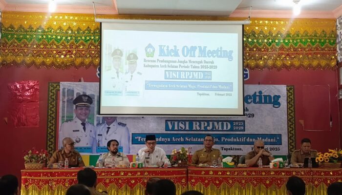 Bupati Aceh Selatan Targetkan Pertumbuhan Ekonomi Enam Persen