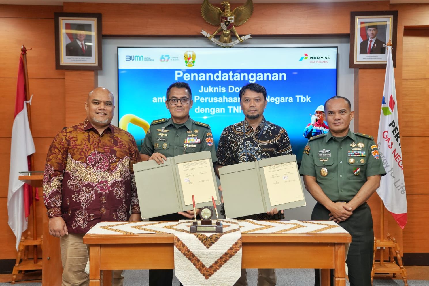 PGN Gandeng TNI AD, Perketat Keamanan Penyaluran Gas Bumi Nasional PGN Gandeng TNI AD, Perketat Keamanan Penyaluran Gas Bumi Nasional