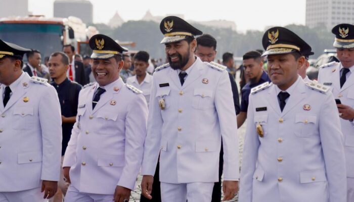 Muzakir Manaf – Fadhlullah Hadiri Pelantikan Kepala Daerah Di Jakarta