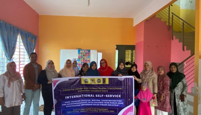 LPPM USU, USM, Program Studi Kewirausahaan FEB, Japuk Dan Universiti Al Bukhari Lakukan Sinergitas Pengabdian Internasional Mandiri 2025