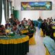 Rapat koordinasi swasembada pangan (Oplah) serapan gabah dan beras yang digelar di Makodim 0117/ Aceh Tamiang, Kamis (20/2). (Waspada/Yusri).