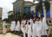 Bekali Siswa Tentang Ibadah Haji, SMP Darussalam Medan Gelar Praktek  Manasik Haji