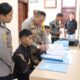 KAPOLRES Humbahas, AKBP Hary Ardianto, SH., SIK., MH monitor langsung penerimaan calon anggota Polri Tahun 2025. Waspada/Ist