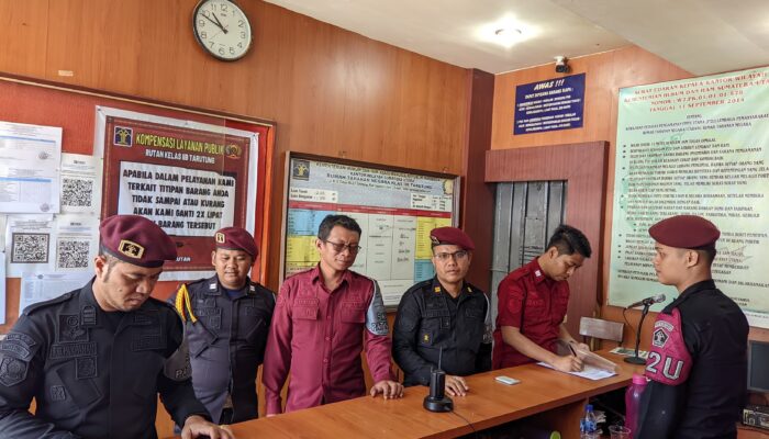 Pastikan Kondisi Aman Dan Kondusif, Satops Patnal Kontrol Daerah Rutan Tarutung