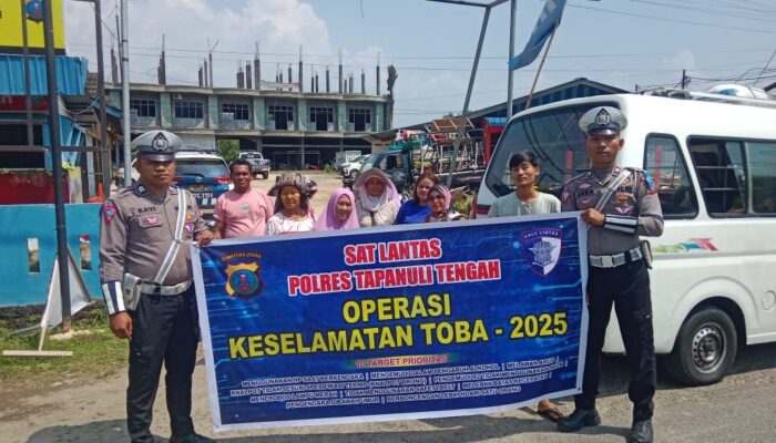Satlantas Polres Tapteng Sosialisasi Keselamatan Dan Tertib Berlalulintas
