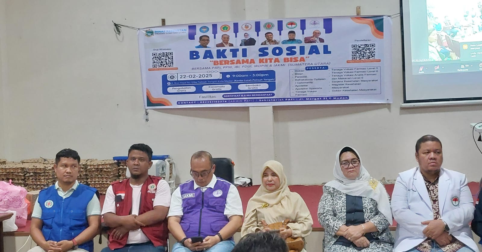 OP Kesehatan Sumut Bakti Sosial Pemeriksaan Kesehatan Gratis Di Petisah Tengah