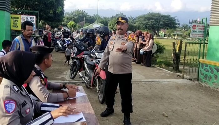 Puluhan Orang Tua Dan Siswa Terjaring Operasi Keselamatan Di Palas