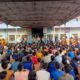 Kalapas Klas IIB Kota Tebingtinggi, Leonard Silalahi saat memberikan arahan kepada WBP. Waspada/Ist
