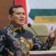 Wagub Aceh Fadhlullah, SE, saat memberikan sambutan pada acara Simposium Nasional Mahasiswa Aceh 2025 dan Mubes ke-8 Ikatan Mahasiswa Pascasarjana (IMPAS) Aceh-Jakarta, di Mess Aceh, Cikini, Jakarta, Sabtu, (22/2). (Waspada/Ist)