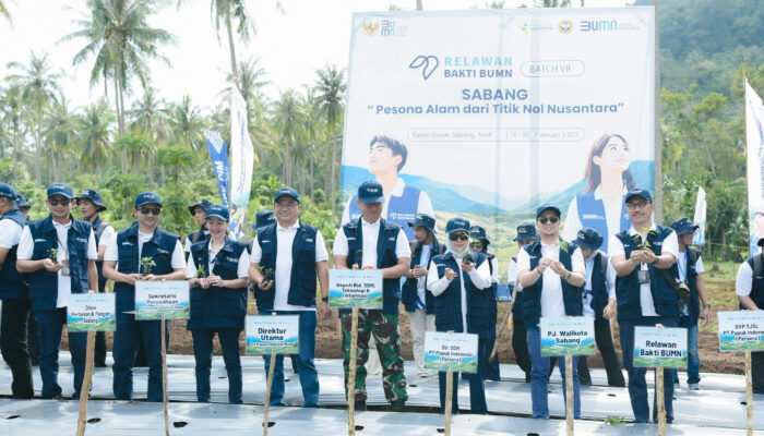 Relawan Bakti BUMN Batch VII 2025 Pupuk Indonesia Group Bertajuk Program Tani Maju Makmur Di Kota Sabang