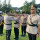 Prosesi sertijab Wakapolres Abdya dari Kompol Asyari Hendri ke Kompol Misyanto, dipimpin Kapolres Abdya AKBP Agus Sulistianto SH SIK. Senin (24/2).Waspada/Syafrizal