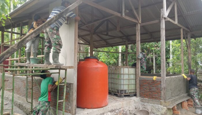 Terus Dipacu, Rehabilitasi RTLH Oleh Tim Satgas TMMD Reguler Ke-123 Kodim 0112/Sabang