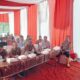 Kapolres Palas AKBP Diari Astetika, SIK diwakili Kapolsek Sosa AKP Mulyadi, SH saat acara launching program P2L si desa Ujung Batu I, kecamatan Hutaraja Tinggi, Senin (24/2). Waspada/Ist