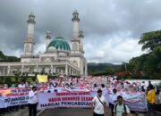 Honorer Tapsel Demo Tolak Dirumahkan, Kecam Dolly Pasaribu