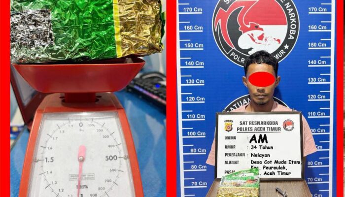 Kurir 1 Kg Sabu Diamankan