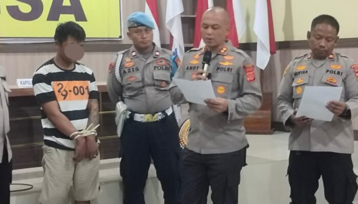 Pelaku Pembunuhan Siswi MtsN Sumbar Dalam Karung Ditangkap Bhabinkamtibmas Polres Langsa