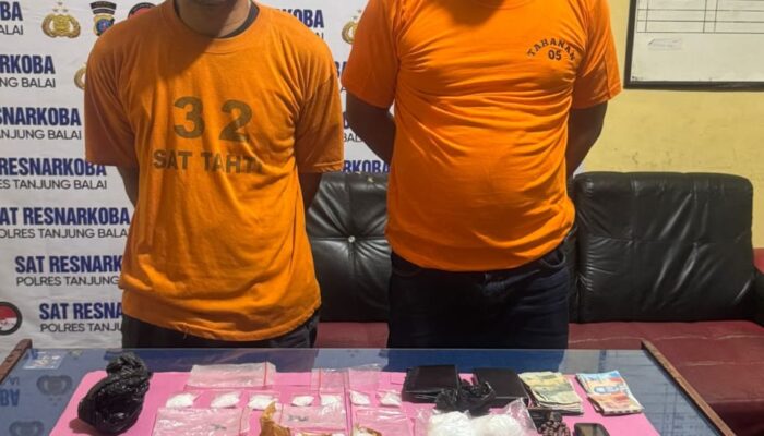 Polres Tanjungbalai Tangkap Dua Pengedar Sabu Di Teluknibung