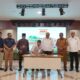 Penandatanganan Nota Kesepahaman dengan Perguruan Tinggi dalam mendukung inovasi dan kajian ilmiah dalam bidang keenagalistrikan, disaksikan oleh PLN bersama Ketua MKI dan perwakilan Pemprov Sumut.
