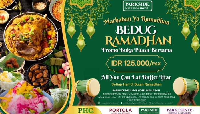 Pilihan Bukber Di Parkside Meuligoe Hotel Meulaboh, All You Can Eat Hanya 125 Ribu