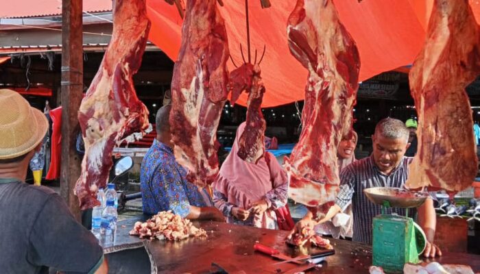 Jelang Meugang, Harga Daging Sapi Di Pasar Induk Lambaro Rp160 Ribu Per Kilogram