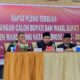 Rapat pleno KPU Madina tetapkan pasangan Saipullah-Atika sebagai Bupati-Wabup Madina terpilih 2025-2030. Waspada/Ali Anhar Harahap