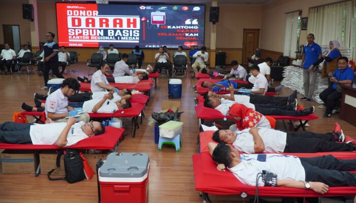 SPBUN Basis Kantor Operasional Medan PTPN IV Regional I Sukses Gelar Donor Darah 2025