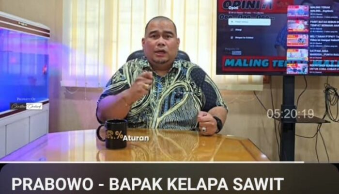 Viral “Prabowo Bapak Kelapa Sawit Indonesia”, Ini Penjelasan Inistiatornya