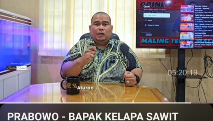 Anak Muda Medan Inisiasi Gelar “Prabowo Bapak Kelapa Sawit Indonesia”