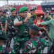 Pangdam I/BB Pimpin Pemberangkatan Satgas Pamtas RI-PNG Mobile Yonif 100/PS Di Belawan