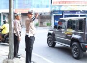 Dir Lantas Poldasu Turun Langsung Cek Pengaturan Lalin