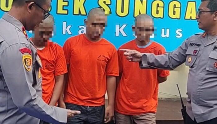 Polsek Sunggal Tembak Pelaku Curanmor Dan Penadahnya