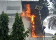 Kantor Dinas Pendidikan Sumut Terbakar