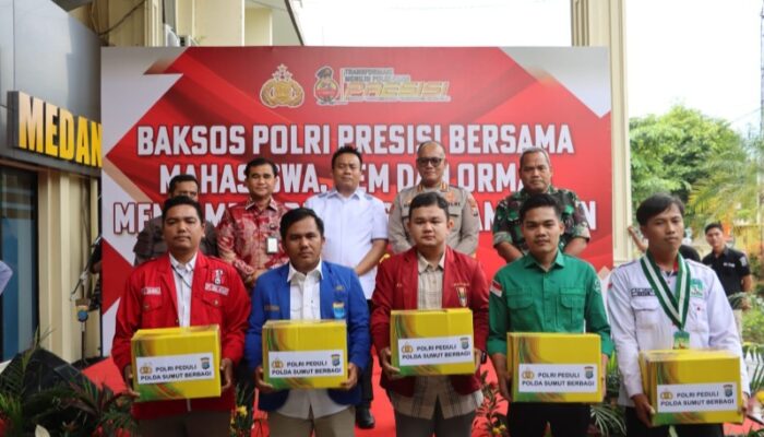 Baksos Polri Presisi Bersama Mahasiswa, BEM Dan Ormas Sambut Ramadhan 1446 H