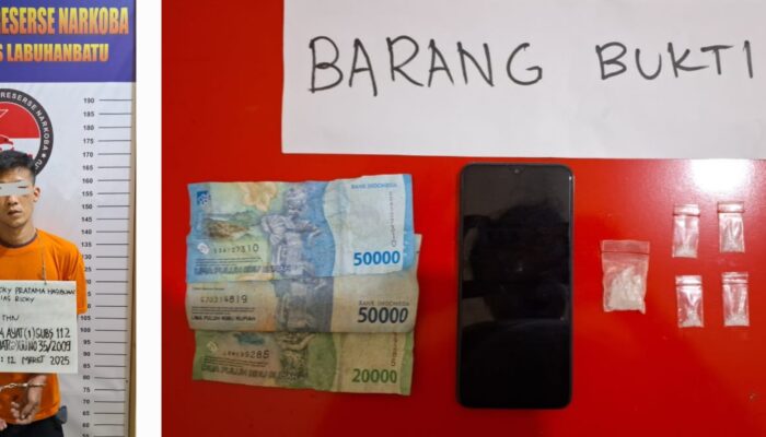 Residivis Edarkan Narkoba Diciduk Polisi