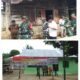 Rumah reot tempat tinggal janda empat anak di desa Pintu Padang berubah berkat program TMMD Ke 123 Kodim 0212/TS tahun 2025.(Waspada/Idaham Butar Butar)