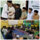 Kegiatan berbagi berkah, SD 2 Muhammadiyah Langsa dibarengi dengan santunan anak yatim dan buka puasa bersama, di lingkungan sekolah setempat, Sabtu (22/3). Waspada/Munawar