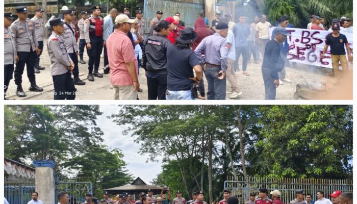 Mantan Karyawan PT Bumi Sama Ganda Dan LSM Garang Gelar Aksi Demo
